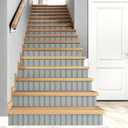 Yun-aeon Wood Slat Peel and Stick Wallpaper 17.3"x 300" Light Grey Wood Grating Stripe Contact Paper Removable Faux Wood Panels Wallpaper Self Adhesive Waterproof Vinyl Wall Paper for Bedroom Kitchen