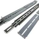 Rackmount Sliding Rails - Kit for 2U-8U Chassis (Adjustable 18" to 25" Depth) 2 or 4 Post Mount Sliders for Server Case (Compatible with Any Standard Rack, Cabinet, Computer Enclosure) Tupavco TP1821