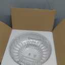 Modern Black Ceiling Light Fixture, 12" Clear Glass Flush Mount Chandeliers, Semi Flush Mount Ceiling Light Fixture Suitable for Living Room Hallway Kitchen Bedroom