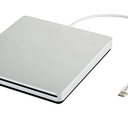 USB-C Superdrive External DVD/CD Reader and DVD/CD Burner for Apple-MacBook Air/Pro/iMac/Mini/MacBook Pro/ASUS/ASUS/DELL Latitude with USB-C Port Plug and Play(Silver)