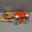 Thanksgiving Plates and Napkins Set, Disposable Fall Party Supplies,Autumn Pumpkin Maple Leaves Turkey Dinnerware Plates Napkins Cups Forks Knives Spoon for Give Thanks Party Decorations, Serve 50