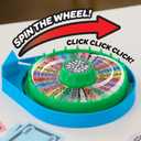 Wheel of Fortune Deluxe Game, 100 Puzzles Included, Inspired by The Popular Show, Interactive Puzzle Board, Spin, Guess, Solve, 2-4 Players, Ages 10 and Up by Just Play