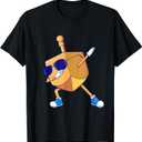 Dabbing Dreidel Hanukkah Dancing Chanukah Kids Girls Boys T-Shirt