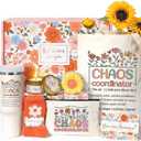 Thank You Gifts for Women, Christmas Chaos Coordinator Gifts for Coworker Employee Manager Boss Lady Teacher Nurse Coworker Appreciation Gift Birthday Care Package Gift with 40 OZ Tumbler Tote Bag