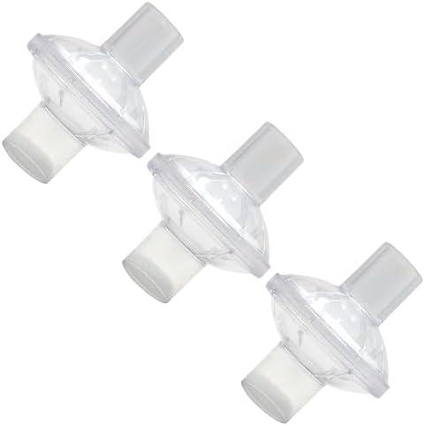 Universal Fit in-Line Filter for CPAP and BiPAP Machines - CPAP Filters to Purify Your CPAP Experience - 3 Pack