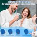 Upgraded Electronic Tonsil Stone Remover10 in 1 Tonsil Stone Removal KitTonsil Stone Vacuum with Built-in Blue LightEasy to Use, Fight Bad Breath, Instant Suction (White)