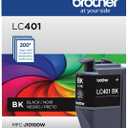 Brother Genuine LC401BK Standard Yield Black Ink Cartridge