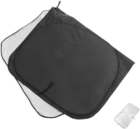 Luxshiny Car Sunshade Compact Windshield Insulation Cover for Sun Protection and Heat Blocking Easy to Install for Car Models Ensures Comfortable Driving Experience