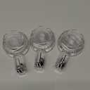 3 Pack Vacuum Rotation Suction Cup Hook, 22 LB Heavy Duty Wreath Holder for Window, Glass Doors, Tiles, Welcome Sign (clear white)