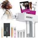 NEWTRY Dreadlocks Machine Automatic Dreadlocks Maker for Locs DIY Portable Instant Loc Machine with Multiple Tools 6/8/10mm (0.2/0.3/0.4in)