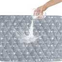 Pack and Play Mattress Protector Sheets Fitted Waterproof Pack and Play Mattress Pad Cover, Compatible with Graco Pack n Play & Dream On Me & Pamo Babe, Playpen/Playard Sheet, Gray Arrow, 39" x 27"