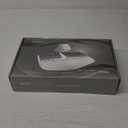 Ergonomic Wireless Keyboard and Mouse Set Creamy Wireless Keyboard Silent Mice Set with Wrist Rest for Computer, Laptop, PC, Mac, Windows (Gray White)