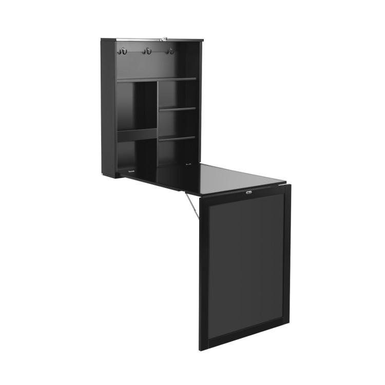 Convertible Wall Mounted Table with A Chalkboard