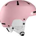 Retrospec Comstock Ski Helmet - Snowboard Helmet for Adults & Youth - Adjustable Fit Snow Helmet with Protective Shell and Breathable Vents for Men, Women, Boys & Girls (Youth: 52-55cm, Matte Rose)