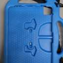 LTROP Kids Case for iPad A16 11th Generation (11-inch,2025)/ 10th Generation (10.9 Inch,2022)/ Air 5th/ 4th Gen 10.9 with Shoulder Strap, Shockproof Lightweight Handle Stand Child Bumper Case, Blue