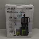 Cold Press Juicer, 5.8" Wide Feed Chute Juice Extractor Machine with 400W, High Juice Yield, Slow Masticating Juicer for Whole Vegetables & Fruits, Dark Grey