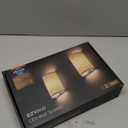 EZVALO Battery Operated Wall Sconce, Rechargeable Wall Sconces Set of Two with Remote, 3 Color & 80 RGB Wireless Wall Lights, Dimmable, Timer, Fabric Linen Shade Wall Decor for Bedroom, Living Room