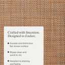 Chilewich Basketweave Placemats - Woven Placemats Set of 4 - Reusable, Stain-Resistant, Indoor/Outdoor Tabletop Protection - Teak - 14" x 19" Rectangle