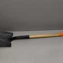 41" Square Shovel, Hardwood Handle, D-Grip, Garden Spading Tool,Flat Shovel for Construction, Landscaping, Gardening