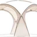 Outdoor Camping, Portable Folding Tent, Dome, Large Canopy, Multi-Person Awning, Sunscreen, Windproof, Rainproof