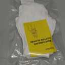 8Pairs (16Pcs) White Cotton Moisturizing Gloves for Dry Hands, Reusable Overnight Sleeping Hand Mask, Soft Breathable Gloves for Women and Men (One size)