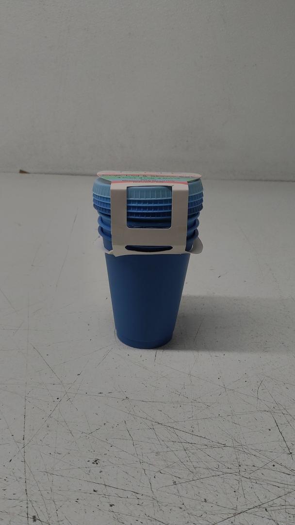 Little Table 4 Cups, 4 LIDS Set 17 OZ