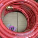5/8" Garden Hose 50ft, -40 To 190 Hot/Cold, Heavy Duty,Flexible, 300psi Working, 1000psi Burst, 3/4" Brass Fittings with Hose Protector Coil Spring for Outdoor,Yard, Farm