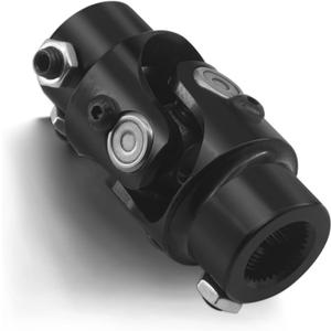 3/4" 30 Spline X 3/4" DD Single Steering Shaft Universal U Joint Coupler Black (3-1/4" Total Length)