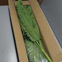 FOREST PRINCE 42" Artificial Boston Ferns, Bush Plants 2 Pack for Outdoors