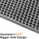 Roaringkitty Cat Litter Mat with Dual EVA Layer Design  Soft, Easy to Clean, Waterproof,Durable, and Non-Slip  Perfect for Cats(Gray, Extra Large 35.4x27.5inch)