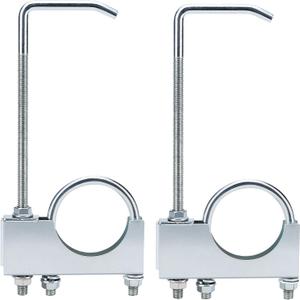 Exhaust Clamp with Hange fit 3" Exhaust PipeRear Muffler Hanger Universal Exhaust Hangers Exhaust System Hanger for Car Truck Exhaust Pipe (2 PCS)