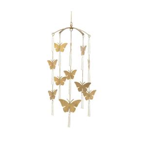 Crane Baby Butterfly Nursery Dcor for Boys and Girls, Ceiling Hanging, 6" x 6" X 36"