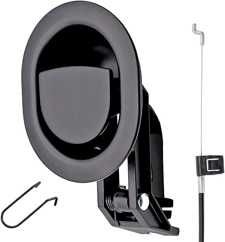 Metal Recliner Chair Sofa Handle with Cable Couch Release Lever Replacement Pull Handle Sturdy Durable Oval Handle Size 3.5" L x 3" W x 1.2" H Repair Parts Fit for Ashley and Major etc