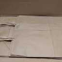Mlyta 100 Pack 8x4.75x10 Inch Plain Medium Brown Kraft Paper Gift Bags with Handles Bulk for Goodie, Party Favor Brithday Grocery Shopping, Business Wedding Retail Craft Treat To Go, Merchandise Sacks, 1 Count