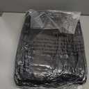 Twin XL Pillow Case and Sham Black