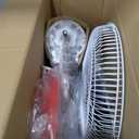USA 250th Anniversary Celebration Fan, Hot Rod Design, 12 Oscillating Table Fan, 3 Speeds, 80 Wide Angle Oscillation, 35 Tilt Angle, Quiet Operation, ETL, Small