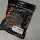 chubbycable Chubby 2.0 USB C 120W Fast Charging Cable Silicone Soft Durable USB C Cable Extra Thick Charger Cord Compatible with iPhone 17-15 Series iPad, Orange, USB-A to Type-C, 6.6FT