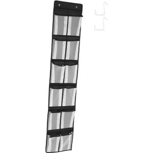 Jewelry Storage Pouch Door Hanging Bag for Necklaces Rings Accessories Dustproof Organizer for Closet Bedroom Use