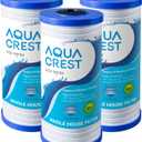 AQUA CREST AP810 Whole House Water Filter Replacement for 3M Aqua-Pure AP810, AP801, AP811, Whirlpool WHKF-GD25BB, WHKF-DWHBB, 5 Micron, 10" x 4.5", Well & Tap Water Filter, Pack of 3