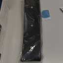 Silicone Magnetic Over the Stove Shelf for Back of Stove - Magnetic Stove Top Shelf and Over Stove Shelf, Over Oven Shelf for Top of Stove, Over the Stove Spice Rack, Includes 6 Extra Plates (Black)