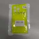 Rectangle Case Compatible for iPhone 15 Pro, Full Camera Protection & Reinforced Corners TPU Cushion Clear Cover, Shockproof Silicone Phone Case for Women Girls (iPhone 15 Pro, Yellow)