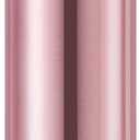 Vesici 1 Pack Slim Water Bottle 8.8 oz Small Stainless Steel Purse Compact Insulated Water Bottles Camping Travel Backpack Pocket Flask for Car Cold Coffee Tea (Rose Gold)