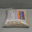 BGment Natural Linen Curtains 90 Inches Long for Living Room, Semi Sheer Window Drapes Lightweight Rustic Country Textured for Farmhouse Bedroom Decor with Rod Pocket, 2 Panels Set, Each 52 Inch Wide