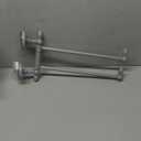 Allied Brass P1000-GTB-2 Prestige Skyline Collection 2 Swing Arm Towel Rail, Matte Gray