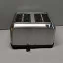 Toaster 4 Slice, Dual Independent Controls, Extra Wide Slot Toasters for Bagel, Bread, Waffles, 7 Shade Settings, 4 Main Functions, Removable Crumb Tray, 1500 Watts, Brushed Stainless Steel