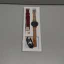 Smart Watches for Women 3 Bands 1.29" AMOLED Smartwatch Compatible Android and iOS Phones Answer/Make Calls Fitness Tracker Watch with 110+ Sports Modes Heart Rate Monitor Pedometer Sleep Rose Gold