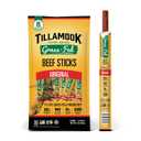 Tillamook Country Smoker 100% Grass Fed Beef Sticks, Zero Sugar, Original, 1.15 Ounce, 8 Pack, Non-GMO Clean Meat Snacks, 10g High Protein Per Stick, Gluten Free Keto Snack, Individually Wrapped (EXP 11/06/26)