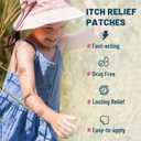 3 x Bite Itch Relief Patches 81 pcs for Kids & Adults, Instantly Reduce Swelling Itching, All-Natural Anti Itch Patches Kid-Friendly for Travel, Hiking, Summer Camp Essentials (Family Pack) (Khaki)