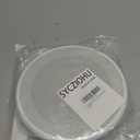 2 Pcs 6.5 Inches Ceiling Speaker Grille Cover Home Speaker Decorative Mesh Cover White Round Ceiling Speaker Net Protector Cover with Screws