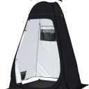 anngrowy Shower Tent Pop-Up Privacy Tent Camping Portable Toilet Tent Outdoor Camp Bathroom Changing Dressing Room Instant Privacy Shelters for Hiking Beach Picnic Fishing Potty, Extra-Tall, UPF 50+,